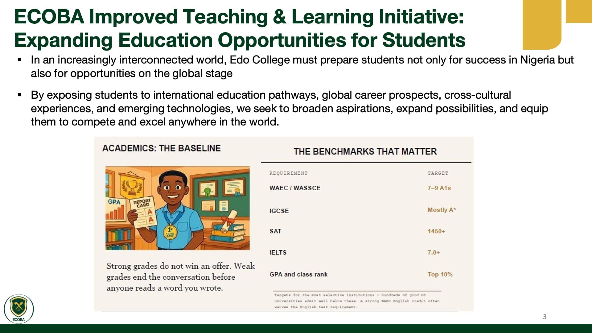 ECOBA Teaching & Learning Initiative photo 1